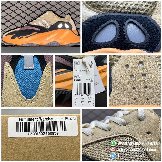 Best Replica Yeezy Boost 700 Enflame Amber Sneaker SKU GW0297 Top Quality Clone YZY Sneakers 09